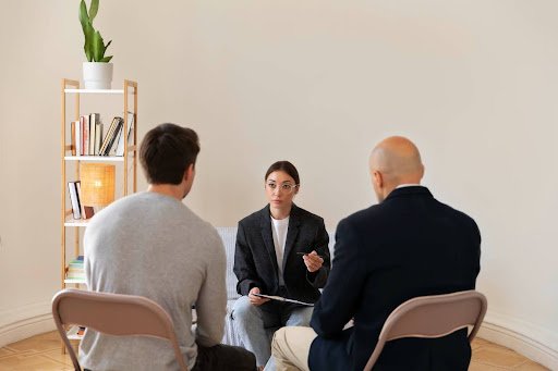 Image of a group discussion